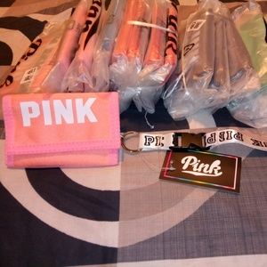 Kids Pink necklace wallet